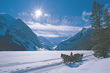 Sleigh Ride at Lake Louise